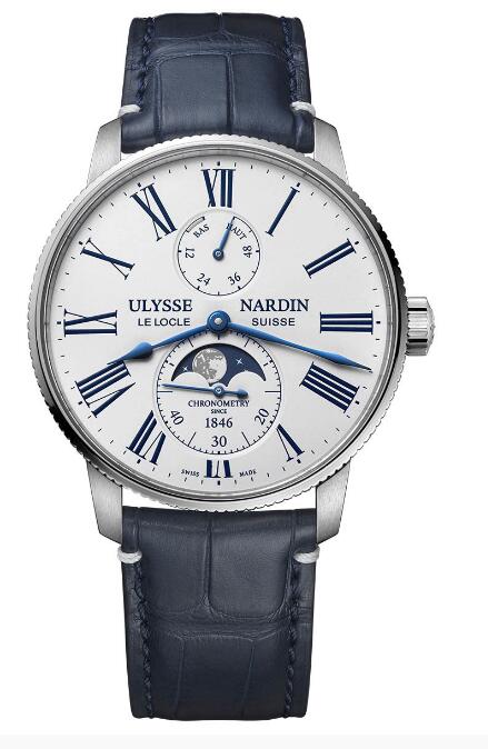 Ulysse Nardin Marine Torpilleur Moonphase White Limited Edition – 42mm Replica Watch Price 1193-310LE-0A-175/1A
